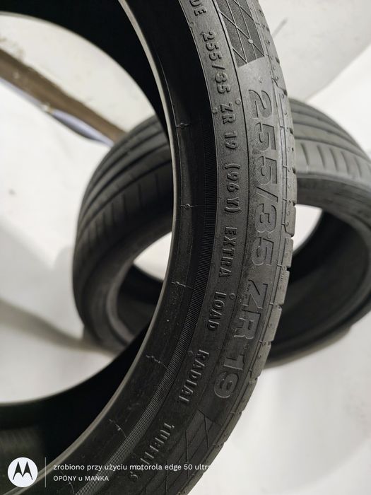 Continental 255/35R19 Letnie Para 5mm DOT17 XL MO
