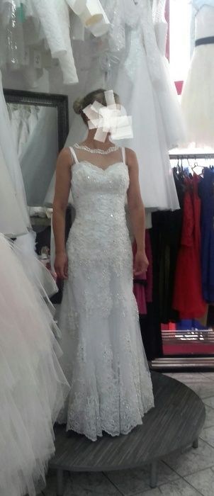 Suknia Ślubna rybka rozm 36