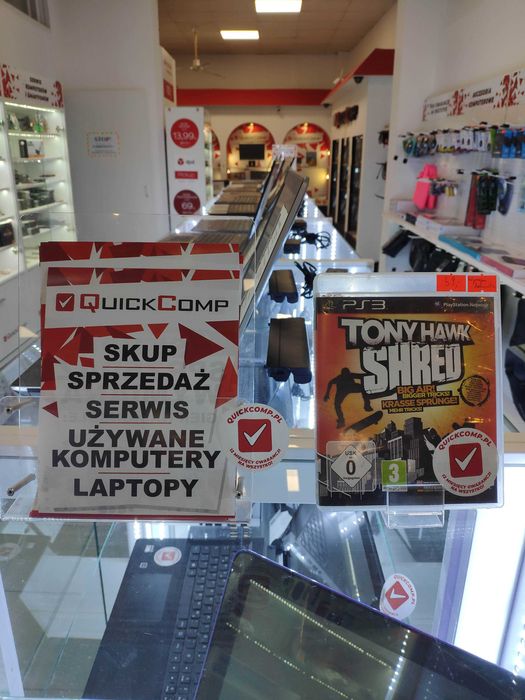 Gra PlayStation 3 PS3 Tony Hawk Shred Gwarancja 1 Rok QUICK-COMP