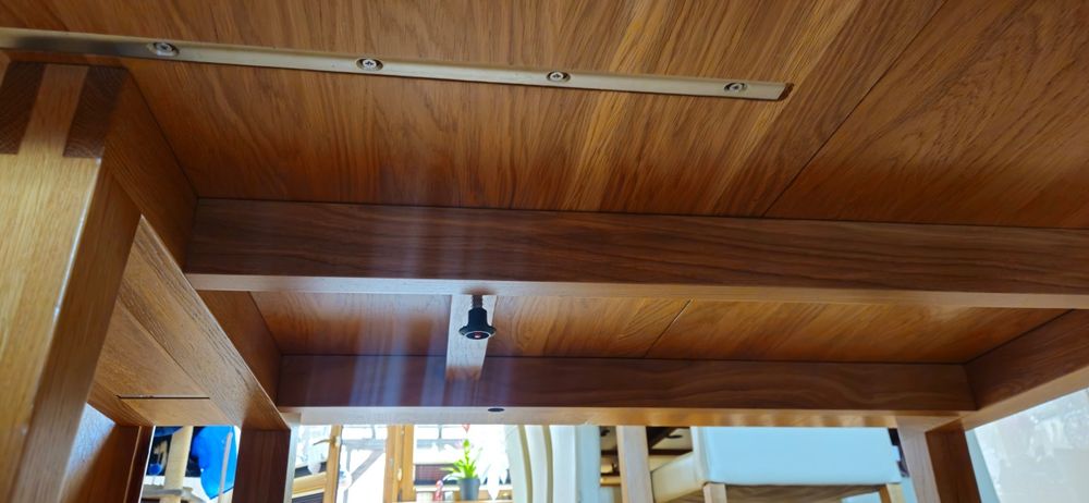 Piękna ława dębowa rozkładana.