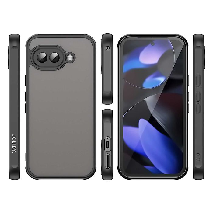 Etui JOLLBY. Shadow do Google Pixel 9a (FROSTED BLACK)