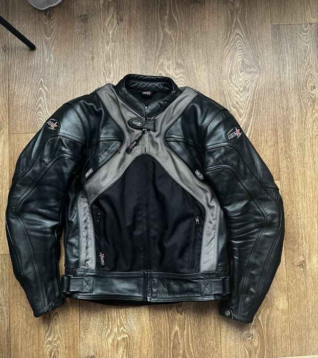 Кожаная мото куртка Rst