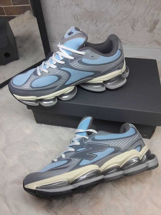 Кросівки New Balance ABZORB 2000 демісезон блакитно-сірі 36–41 без передоплати