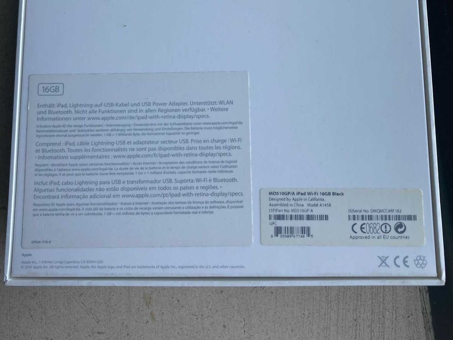 iPad (4ª geração) wi-Fi 16 GB – Preto 9,7″