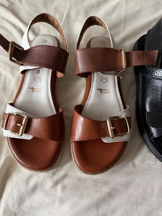 Босоножки натуральная кожа tamaris 39 размер