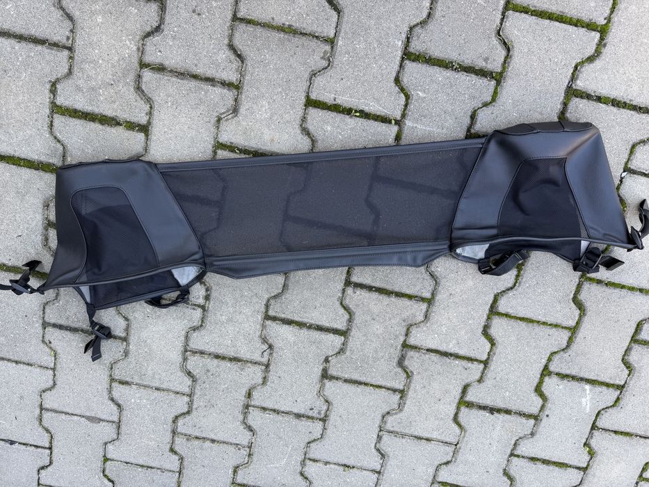Oryginalny Windschott na pałąki BMW Z4 e85 wiatrołap windstop wiatrolap oslona skórzany oryginał