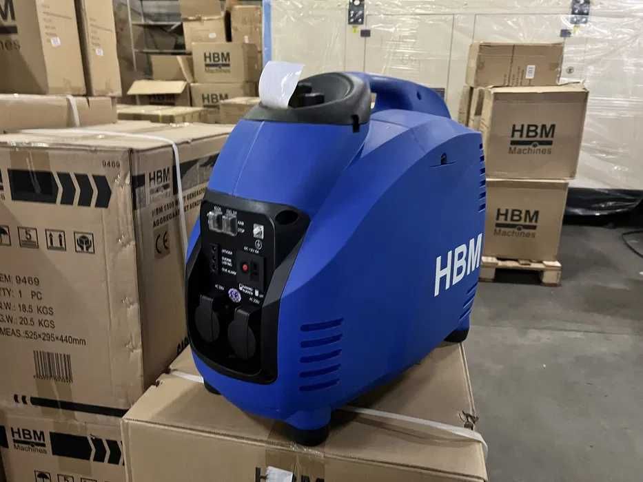 Генератор инверторный HBM Machines 2 кВт  + двигатель Хюндай + масло