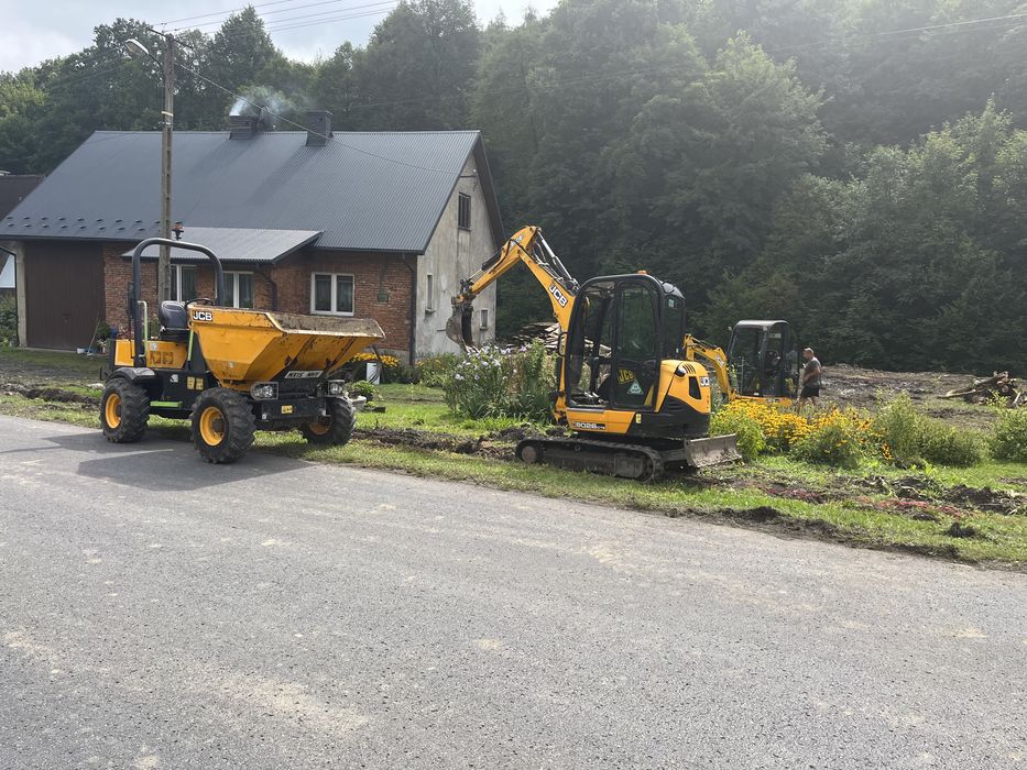 Usługi/Wynajem Koparki/Wozidła/ładowarki Teleskopowej