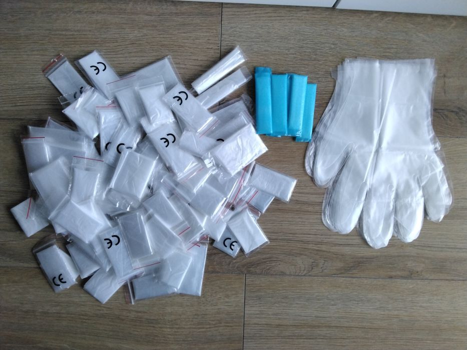Rękawiczki foliowe 100 par