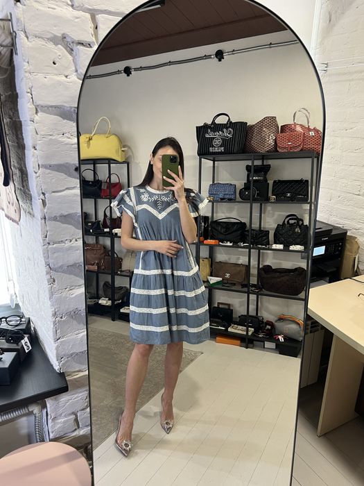 Гарна сукня, блакитного кольору! Розмір М! знижки!!