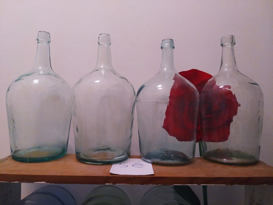 Garrafões Vidro Antiquíssimos