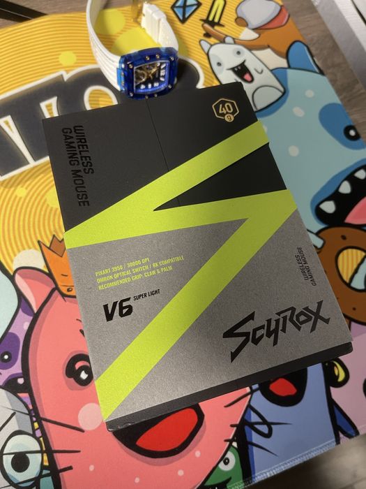 Игровая мышь мышка scyrox v6