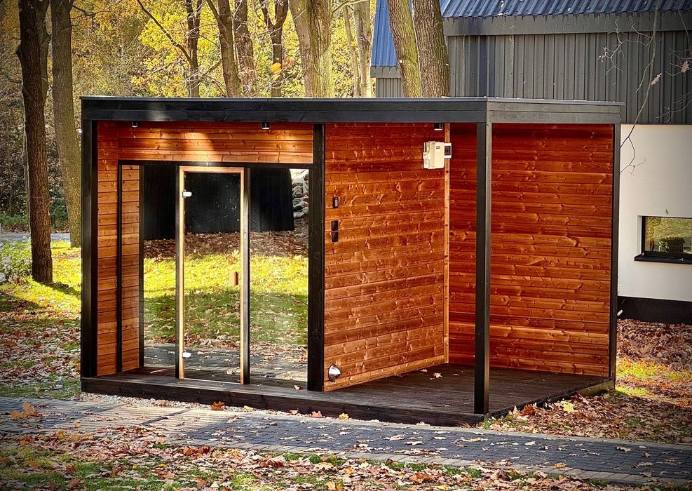Sauna zewnetrzna z montażem NA WYMIAR