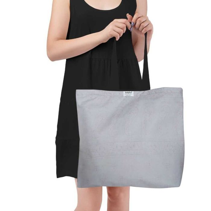 Torba na zakupy „LIGHT GREY” – delikatna elegancja na co dzień