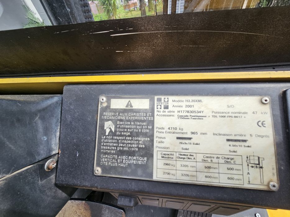 Wózek widłowy Hyster H3 20XML