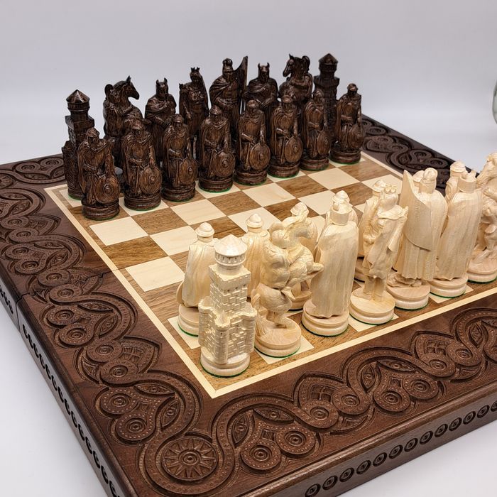 Шахи Лицарі, дерево. Розкішний подарунок.