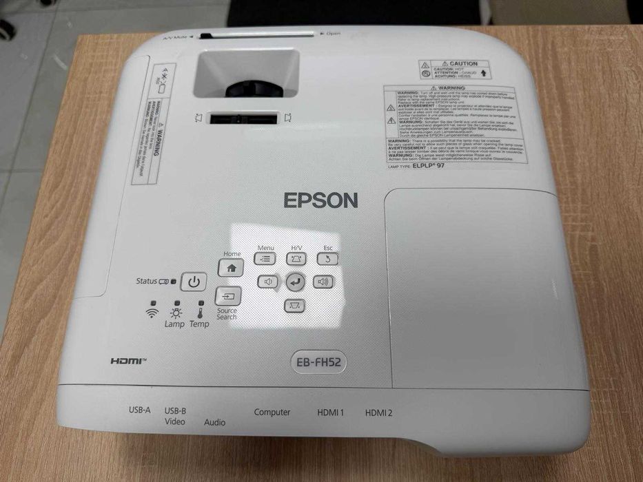 Projektor LCD Epson EB-FH52 biały FULL HD