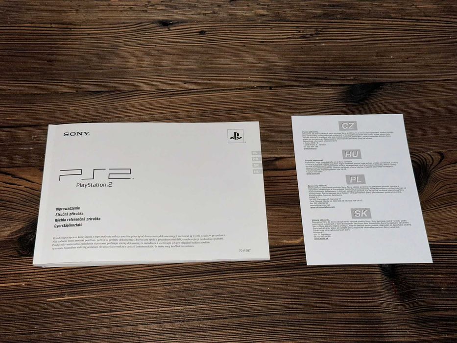 Playstation 2 - "wprowadzenie" po Polsku + ulotka gwarancji