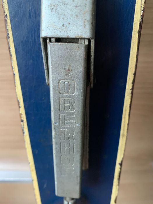 Stare drewniane narty retro unikat 180 cm  GRENOBLE wiązania OBERHOF