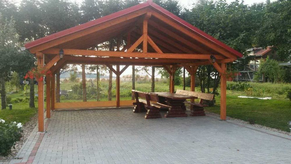 Wiata garażowa 600x500