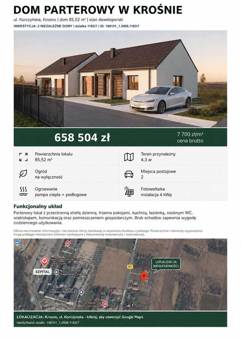 Dom na sprzedaż, 86 m², Krosno