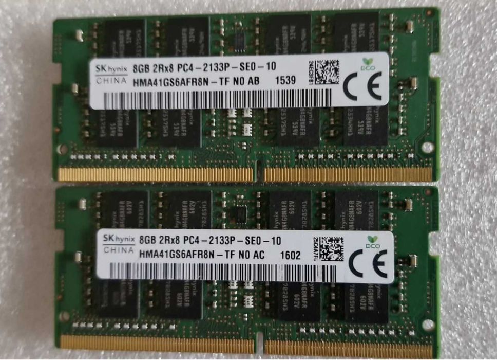 RAM SKHynix 2x8 Gb razem 16 Gb   DDR4