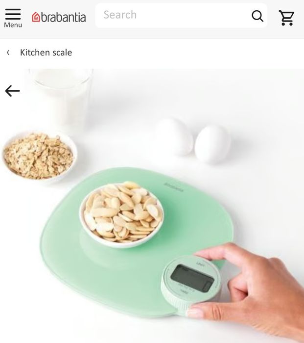 Balança cozinha Tasty+ da Brabantia - nova