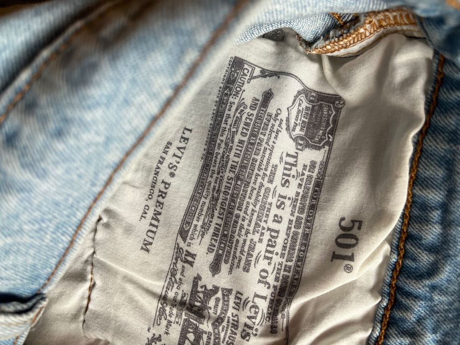 Oryginalne spodenki Levis 501 W27 bardzo dobry stan