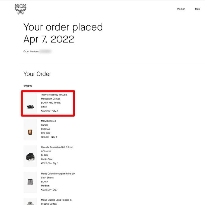 Mala MCM Tira-Colo - Original