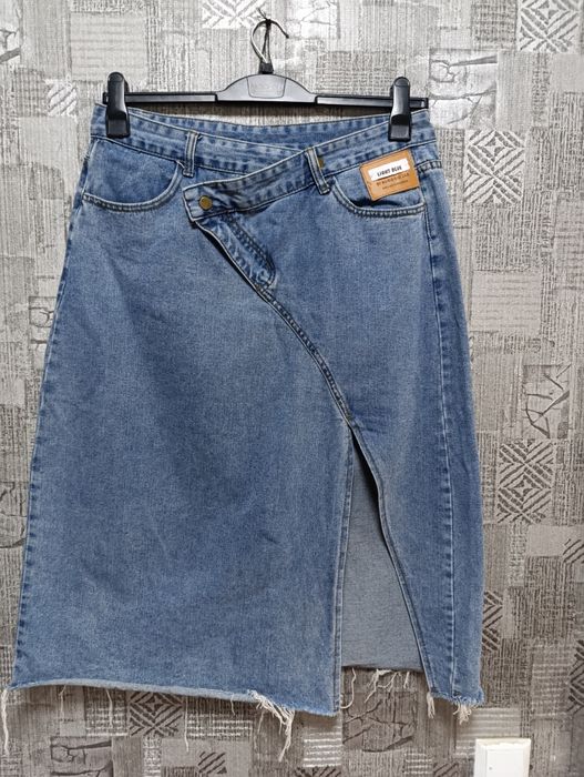 Юбка джинсовая миди