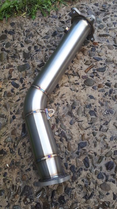 Downpipe Audi A4 B8 A5 Q5 2.0TFSI Quattro   Даунпайп Ауди А4 б8 2.0 tf