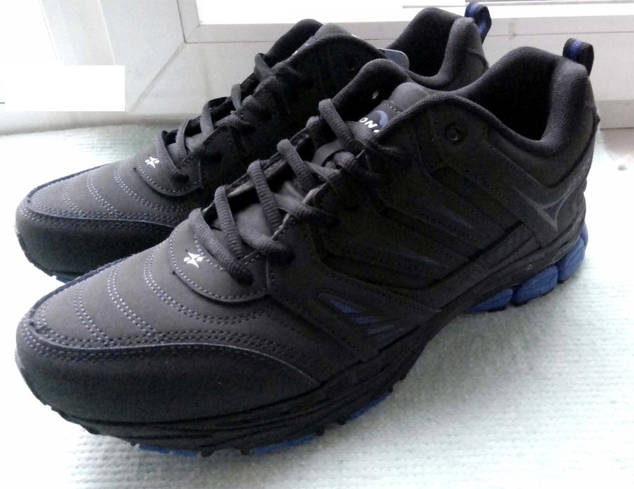 Кросівки Кроссовки мужские Bona 44 оригинал кожа КАЧЕСТВО черные НОВЫЕ