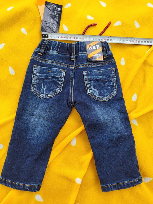 Джинсы на флисе 86р