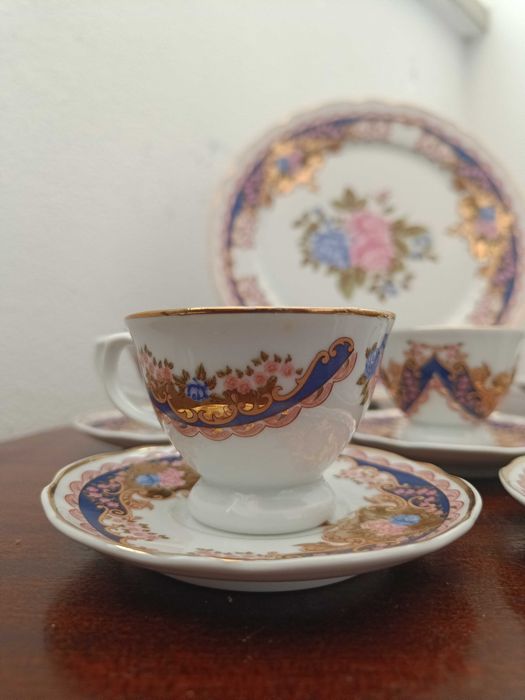 Serviço Chá/Café em Porcelana Limoges (Dister) - 16 Peças