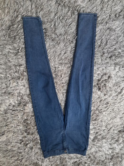 Jeansy skinny damskie z wysokim stanem Sinsay