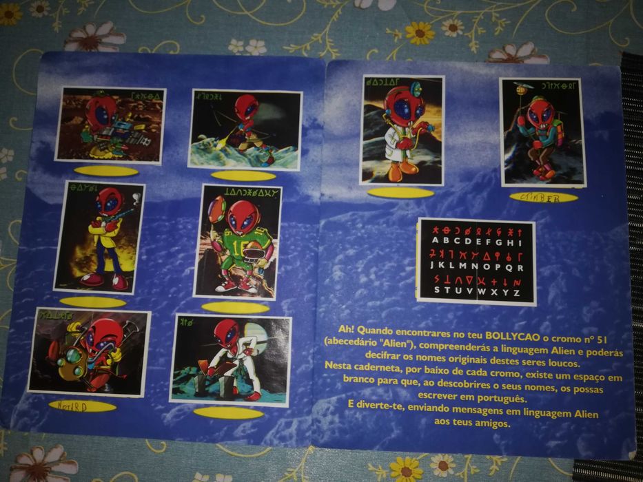 Caderneta BOLLYCAO: Aliens