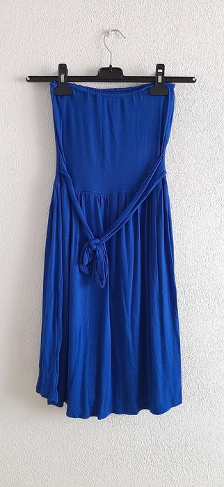 Vestido Azul Cai-Cai