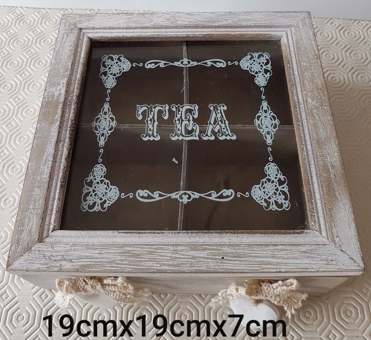 conjunto caixas de chá