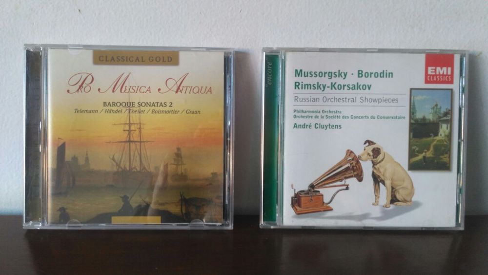2 CDs Música Clássica - Baroque Sonatas / Russian Orchestral Showpiece