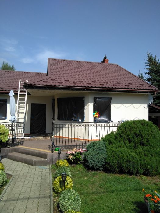 Malowanie elewacji ,dachów ,