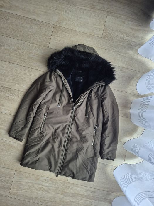 Kurtka parka zimowa ZARA r.38 M