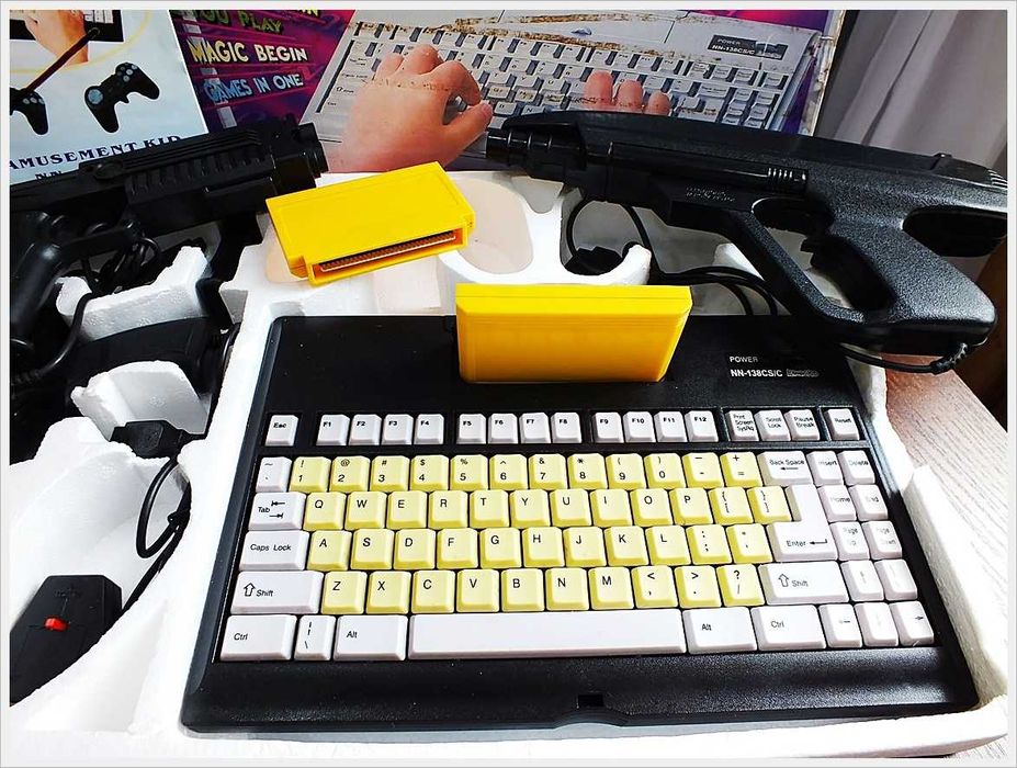 Konsola do gier na kartridże NN-138CS/C LearinKid - Unikat!