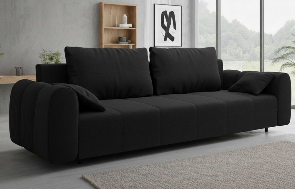 Kanapa,sofa CHILL-Funkcja Spania 145/200cm,Pojemnik! Transport Gratis!