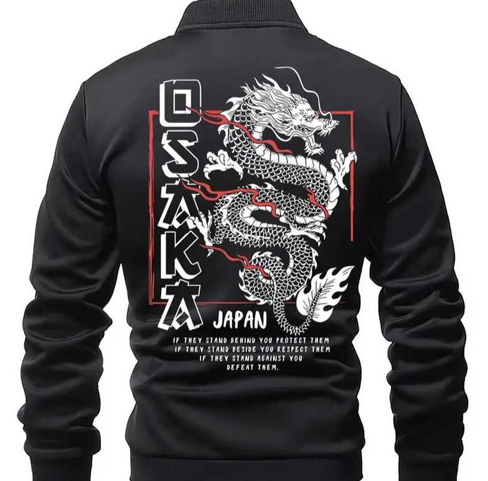 Casaco Blusão Osaka Japão Dragão