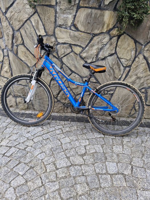 Rower cross niebieski