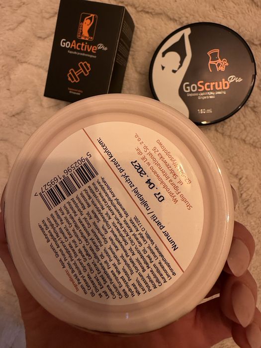 Serum, scrub GoShape, GoActive Studio figury