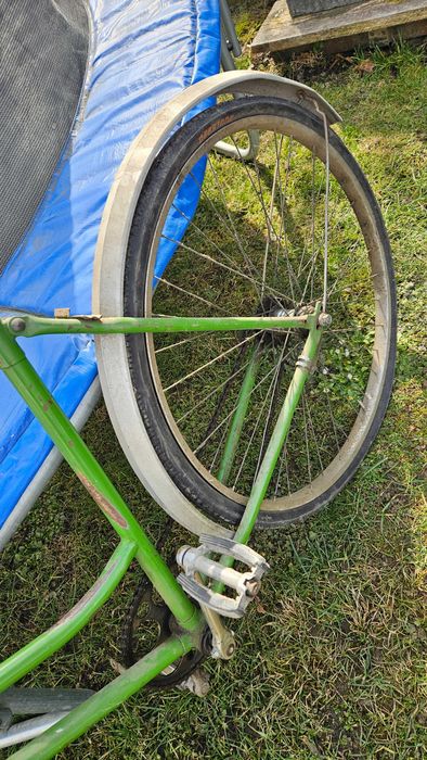 Stary rower calosc czesci prl retro