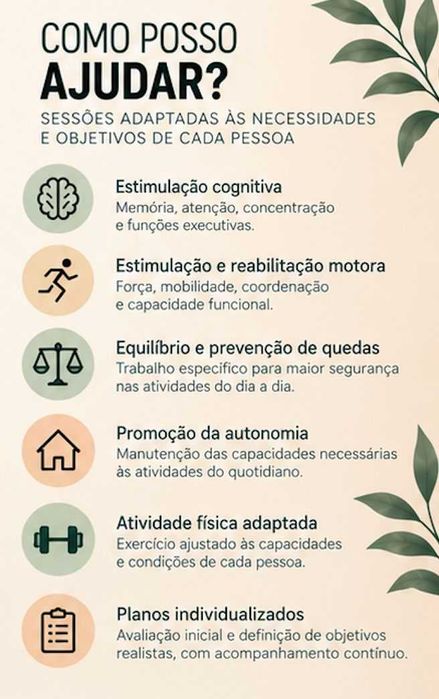 Apanhamento de Idosos ao Domicílio | Mobilidade e Psicomotrcomicidade