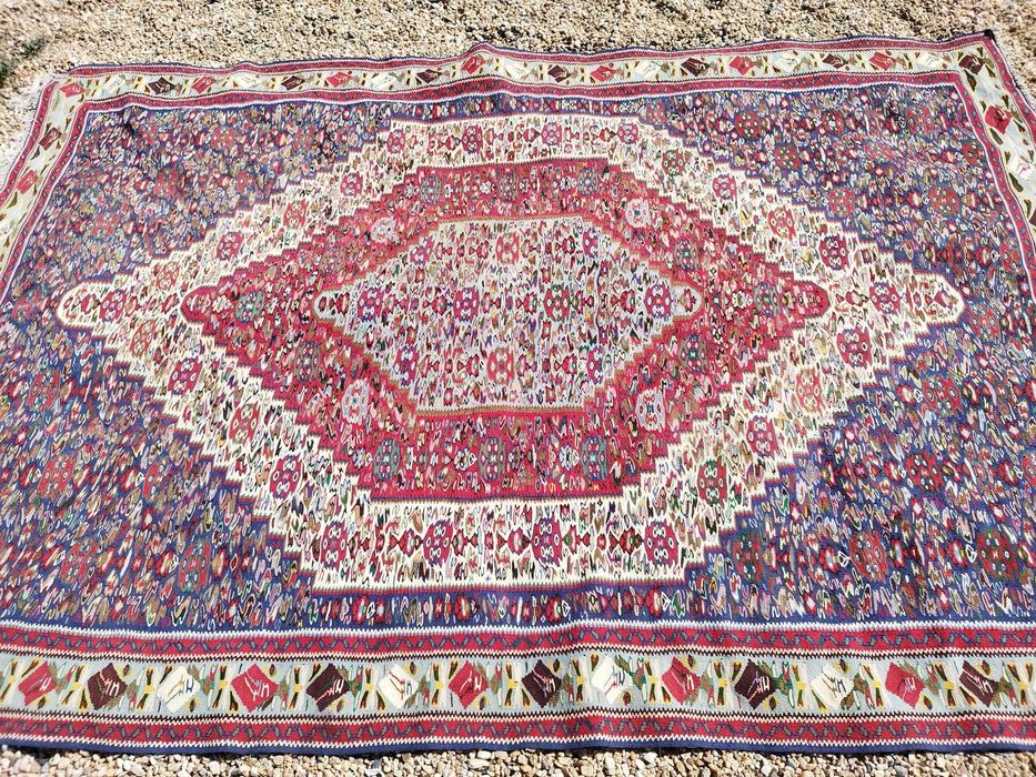 Tapete persa antigo seda