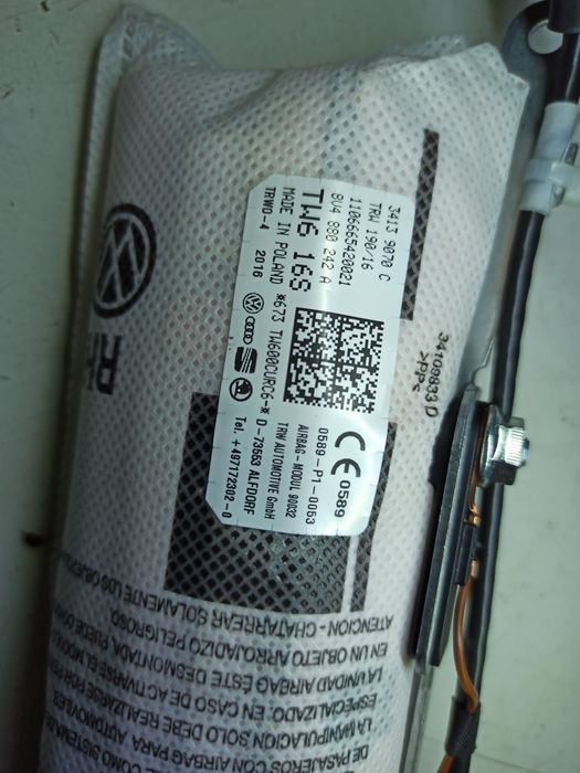 Airbag de Joelho - AUDI A3 Sportback (8VA, 8VF) | 12 -